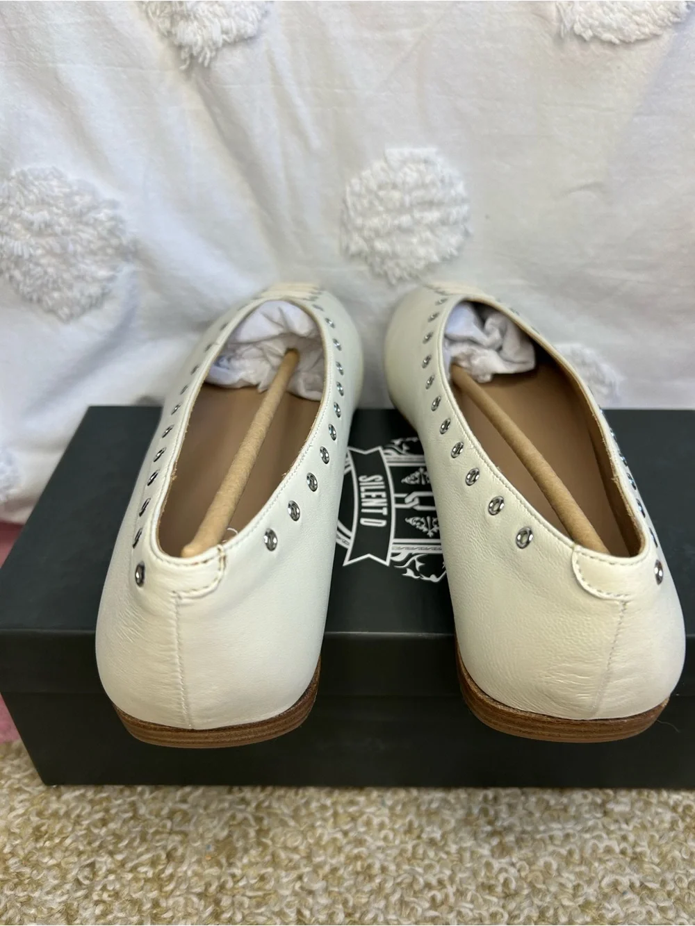 Anthropologie Silent D Lonny Grommet Lace-Up Flats